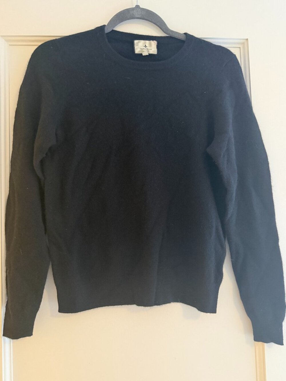 Tuckernuck Black Cashmere Crew Neck Sweater